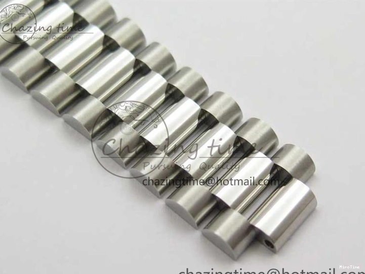 MiroTime 0111 Neat Day-Date 40mm 228239 BP New Dial Version 904 SS RG Stick Markers Dial on SS President Bracelet A 2819